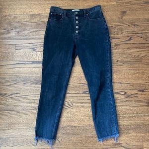Abercrombie & Fitch Skinny High Rise Jean in Black